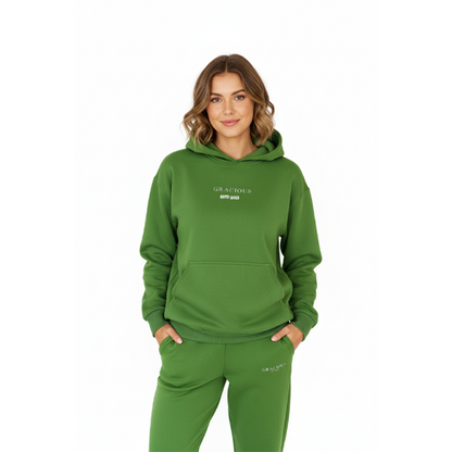 Gracious Oversized Hoodies - Green
