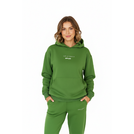 Gracious Oversized Hoodies - Green