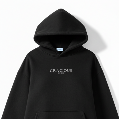 Gracious Oversized Hoodie - Black