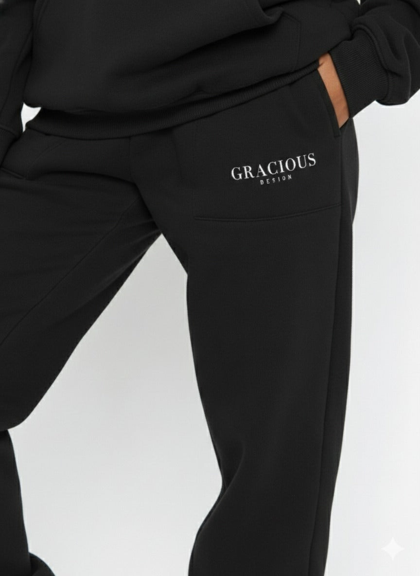 Gracious Oversized Hoodie - Black